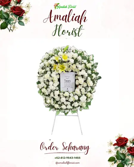 Krans Bunga Duka Purwokerto Timur